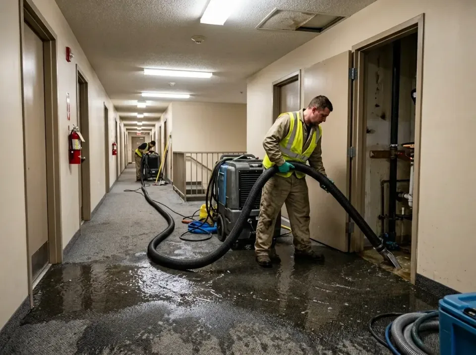 multi-unit-apartment-hallway-f-005 — frequently asked questions, Emergency Burst Pipe Water Extraction & Removal in Pine Law…